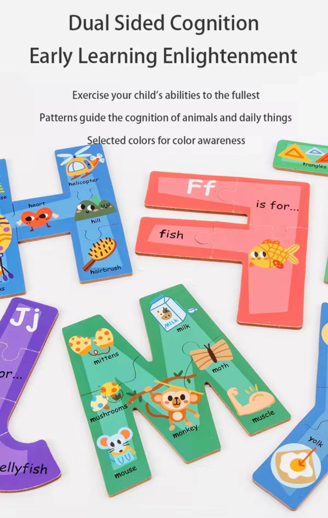 Fa puzzle angol ábécé