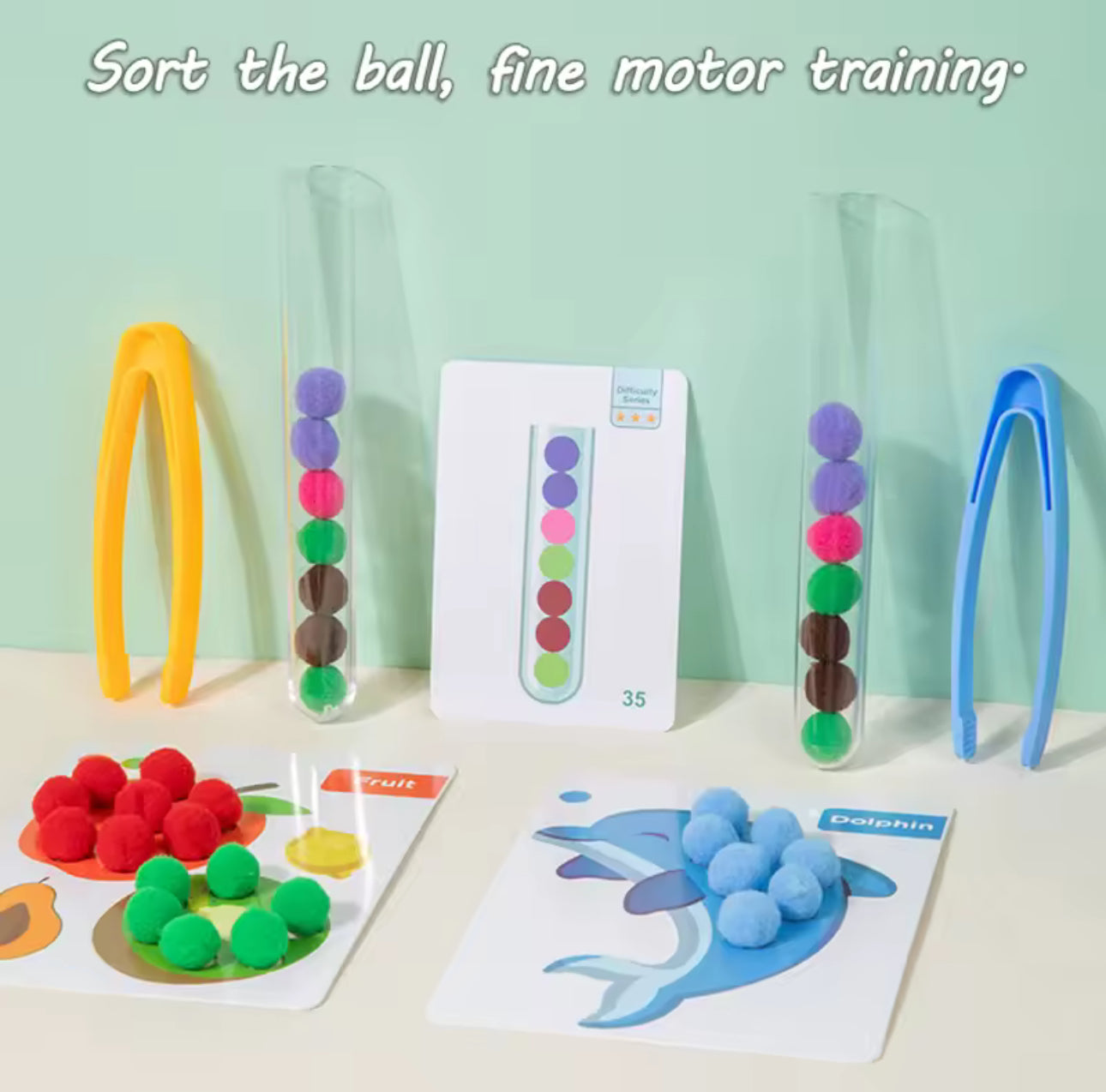 Montessori matematikai es színek fejlesztő társasjáték