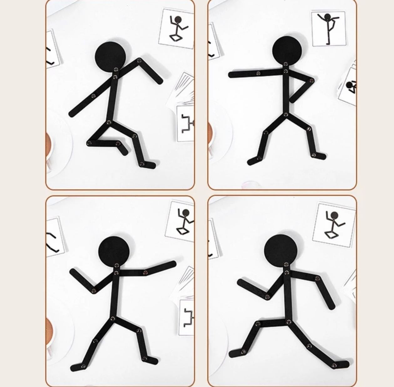 Montessori fa pálcika ember – Wooden man