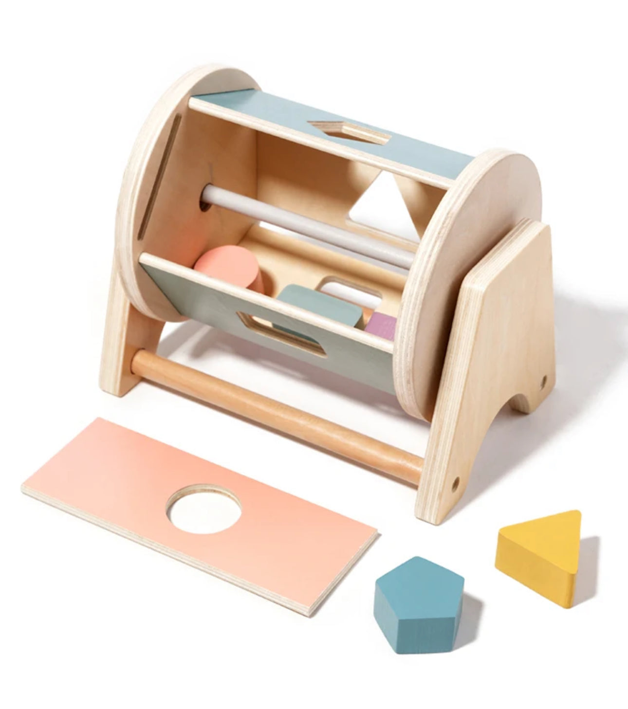 Montessori ihlette fa dob formabedobó játék