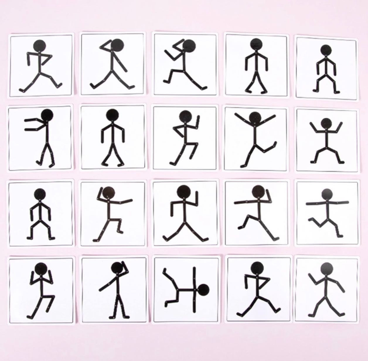 Montessori fa pálcika ember – Wooden man