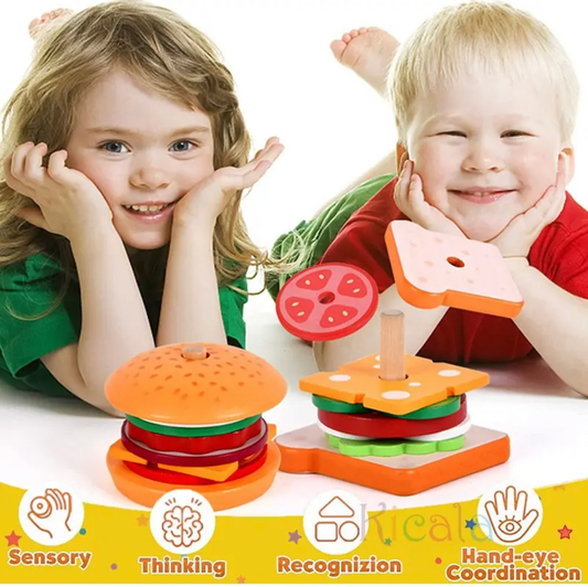 Fa szendvics / fa hamburger társasjáték