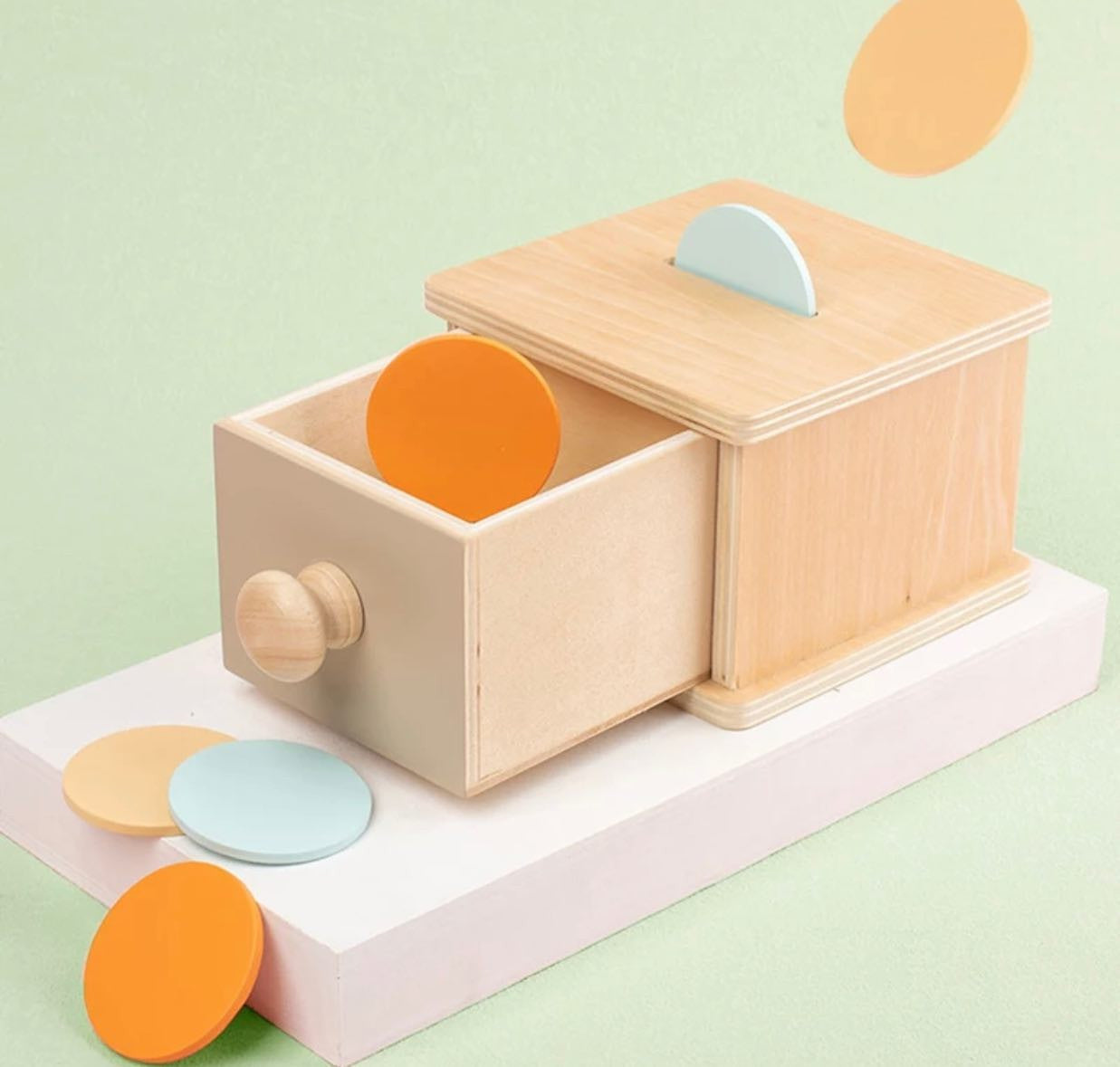 Montessori tárgyállandósági doboz