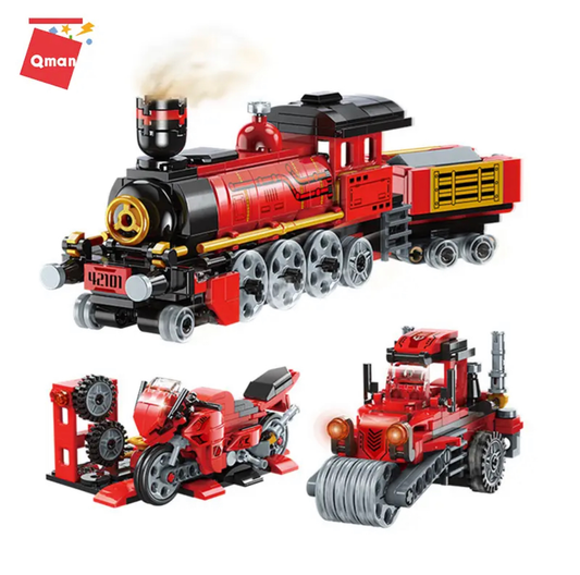 Qman 42101 3-in-1 építőkészlet 305 darabbal