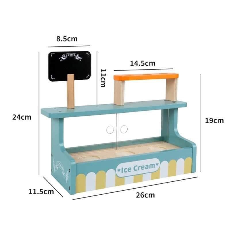 Kabi Fagylalt és jégkrém üzlet fa játék