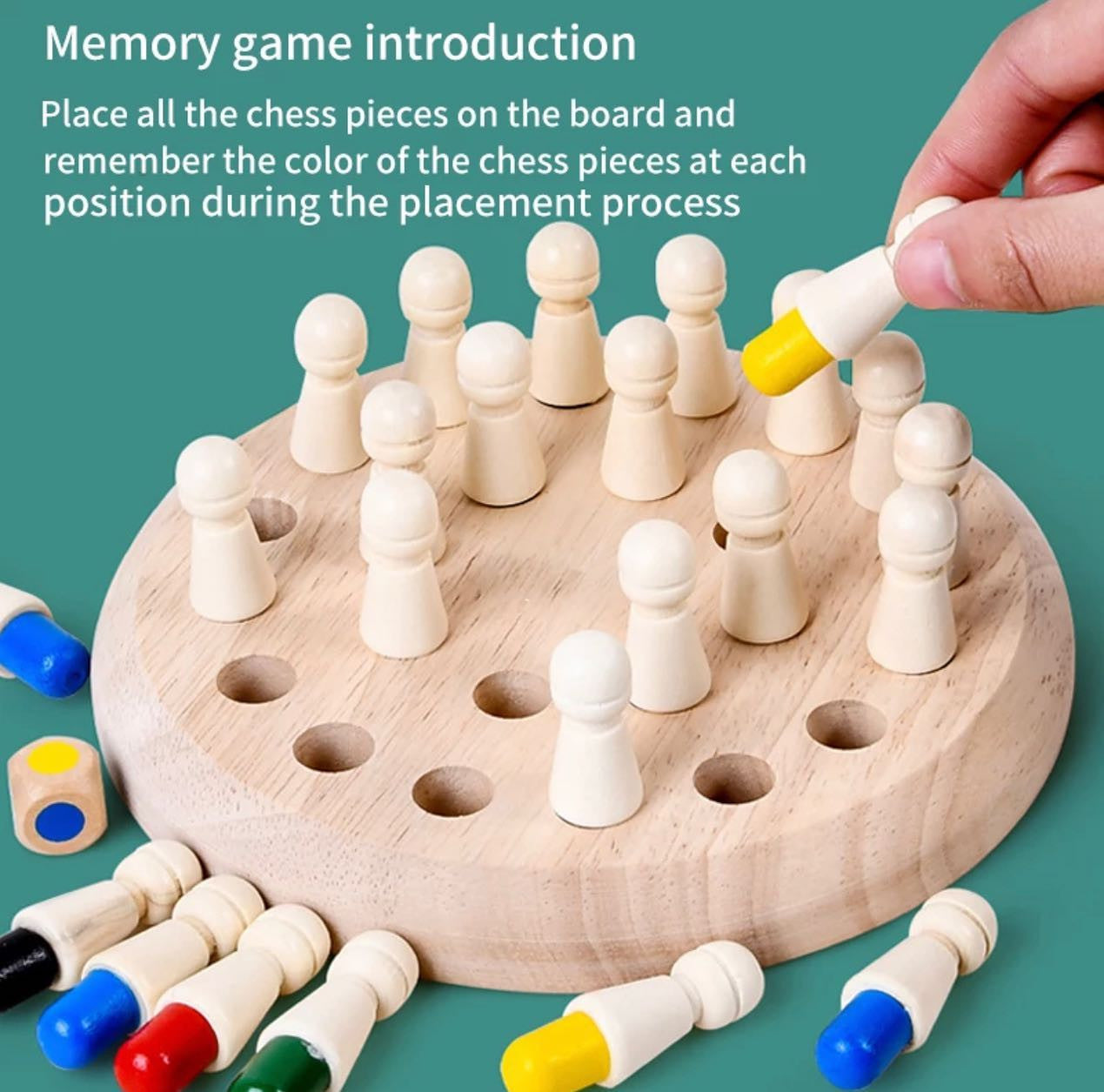 Memória Fa Sakk játék gyerekeknek