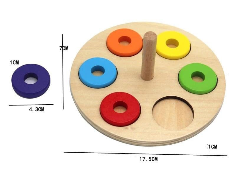 Montessori karikat szines rud