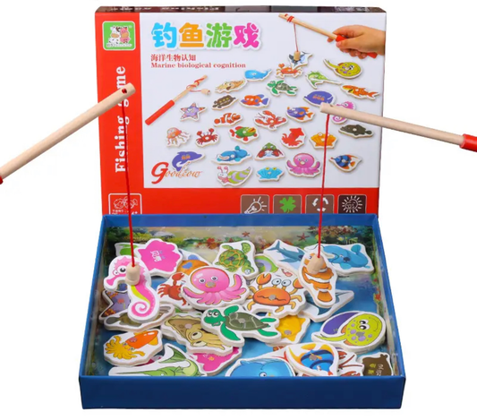 Mágneses horgász játék szett 32db